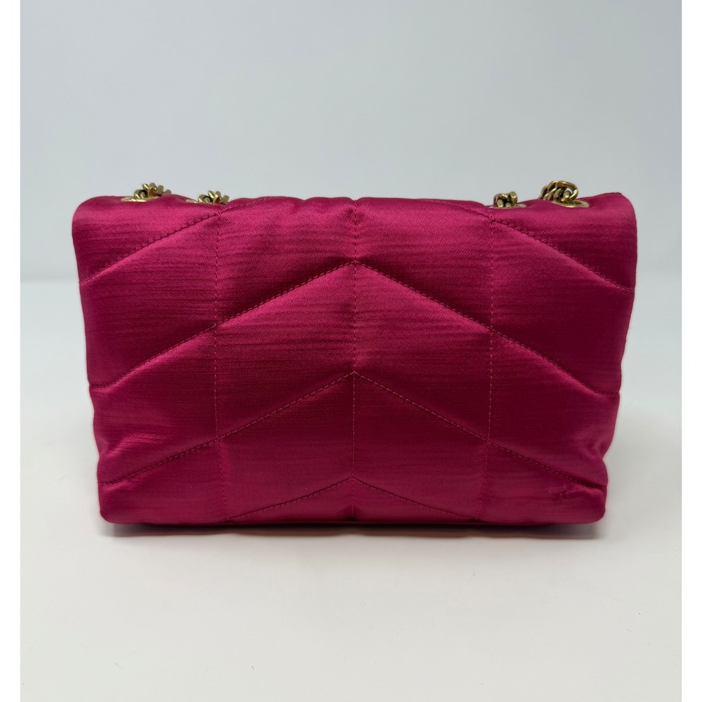 Saint Laurent YSL Toy Puffer Quilted Shoulder Bag Pink - Picture 2 of 11